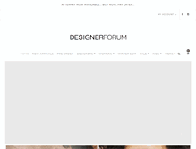 Tablet Screenshot of designerforum.com.au